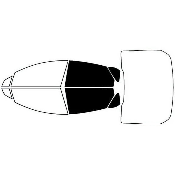 Rvinyl Car Window Pre Cut Tint Film DIY Kit Back 5% Single Ply Fits Ford Fusion 2013-2020
