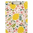 thumbnail image 2 of FMSHPON Flower Lemon Clipboard Hardboard Wood Nursing Clip Board and Pull for Standard A4 Letter 13x9 inches, 2 of 7