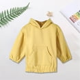 thumbnail image 2 of Boys And Girls Fuzzy Fleece Pullover Hoodies Sweatshirt Casual Loose Outwear Coat With Pockets 1-6 Years, 2 of 8