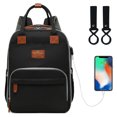thumbnail image 5 of EZGO Diaper Bag Backpack with USB Charging Port Mummy Maternity Back Pack Nappy Changing Bags Black, 5 of 6