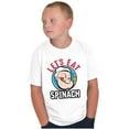 thumbnail image 5 of Popeye Let's Eat Spinach Cool Retro Crewneck T Shirts Boy Girl Teen Brisco Brands M, 5 of 6