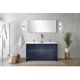thumbnail image 6 of Lafarre 60 in W Navy Blue Double Bath Vanity, White Quartz Top and Chrome Faucet Set, 6 of 6