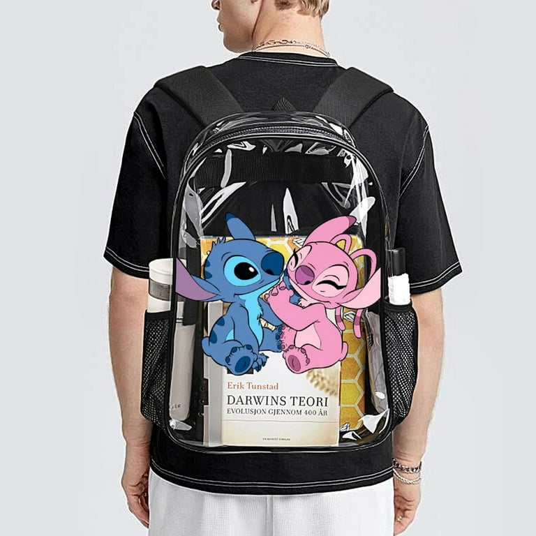 Hype stitch transparent backpack sale