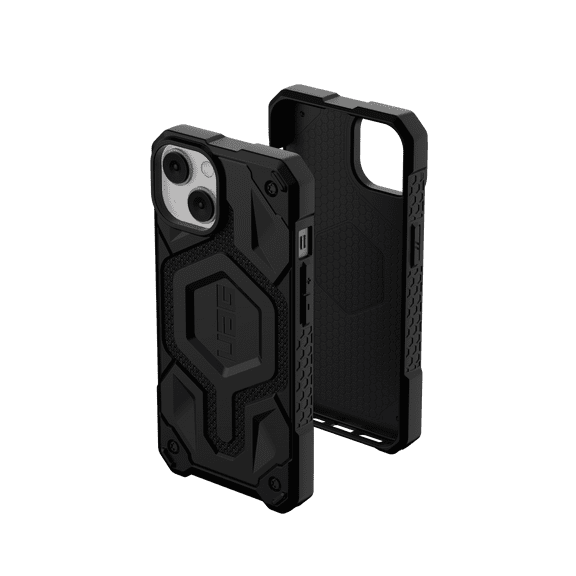 UAG iPhone 14 Case Kevlar Black 6.1" Monarch Pro Built-in Magnet Compatible with MagSafe Charging Rugged Shockproof Dropproof Premium Protective Cover