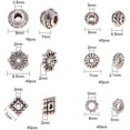 thumbnail image 2 of 216pcs 6 Style Silver Spacer Beads Tibetan Alloy Metal Jewelry Spacers for Bracelet Necklace Jewelry Making, 2 of 7