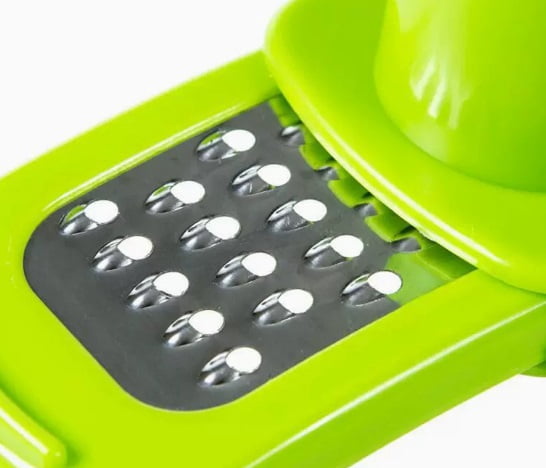 1 piece of kitchen hanging manual stainless steel garlic twister garlic grinder garlic press garlic grinding tool garlic paste maker
