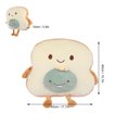 thumbnail image 4 of Almohada de pan en rodajas divertida y moderna, juguete de peluche bonito, almohada con forma de comida, cojín para sofá, 4 of 8