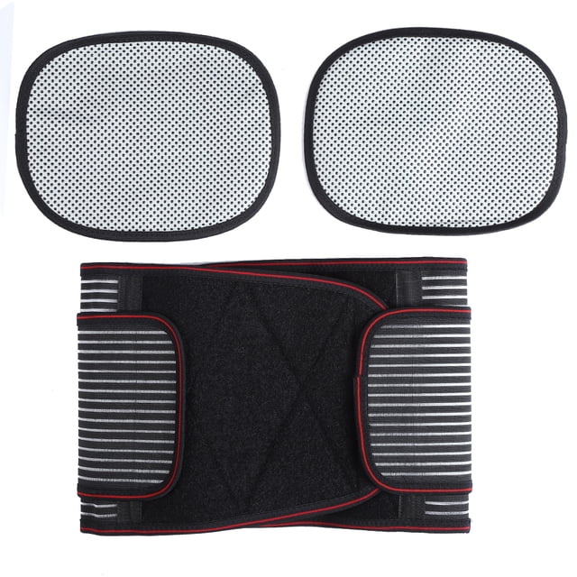Cinturón de soporte para la cintura con compresas calientes y calor para aliviar el dolor, cuidado de la salud, XL