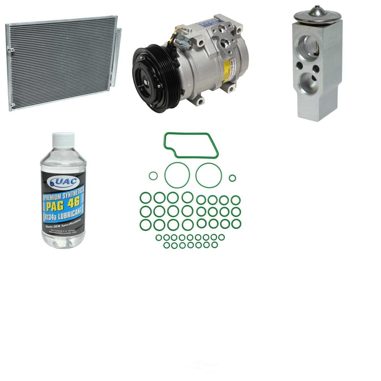 A/C Compressor and Component Kit -- Compressor-Condenser Replacement Kit Fits select: 2004-2005 TOYOTA SIENNA