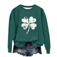 thumbnail image 4 of hotojiny St. Patrick's Day Shirt for Girls Cute Graphic T-Shirt Toddler Boys Long Sleeve Pullover Kids Tops St. Patrick's Day Gift 1-13 T, 4 of 5