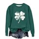 thumbnail image 4 of Blusas y camisas de manga larga con cuello redondo para niños Estampado del Día de San Patricio Estampados de manga larga Casual Suelto Forro polar para mayor calidez Sudadera con capucha de manga lar, 4 of 5