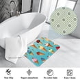 thumbnail image 3 of Ice Cream Non-Slip Polyester Indoor Floor Carpet Rug - Machine Washable Door Rugs, 3 of 6