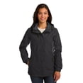 thumbnail image 1 of Chaqueta impermeable Port Authority® Ladies Cascade. L322 Negro/ Gris Imán 3XL Autoridad Portuaria L322, 1 of 1