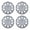Lacquer, variant on (Set of 4) 13" Universal Hubcaps,Wheel Covers Snap on Full Hub Caps Fit R13 Tire & Steel Rim,ABS+PC Material (Black Matte)