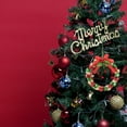 thumbnail image 1 of Christmas Wrought Christmas Wreaths Christmas Lighted Christmas Wreath Battery Powe Fall Front Door Peonies Wreath for Front Door Primitive Wreaths for Front Door with Initial, 1 of 3