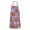 Purple Halloween Pumpkins, variant on Retro Halloween Ghost Apron-Garden Aprons for Women with Pockets-Cotton Linen Waterproof Kitchen Cooking Gardening Aprons Adjustable for Kitchen,Cooking,BBQ and Salon 32"x27"