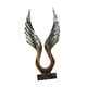 thumbnail image 5 of Estatua de ala abstracta de resina, figura decorativa de mesa hecha a mano. Estilo A, 5 of 9