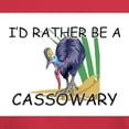 thumbnail image 3 of CafePress - I'd Rather Be A Cassowary Dark T Shirt - Men's Classic Graphic Cotton T-Shirt, 3 of 4