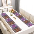 thumbnail image 2 of Multicolor Paisley and Floral Pattern Summer Placemats Table Placemats Set Of 6-Linen Kitchen Washable Placemats Table Mats 11.8"x17.7" Non-Slip Heat Resistant, 2 of 5