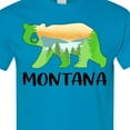 thumbnail image 4 of Inktastic Montana Lake and Trees in Bear Silhouette T-Shirt, 4 of 5