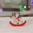 thumbnail image 1 of Yonrjhukm Christmas Decorations Wooden Sleigh Ornaments Elderly Snowman Ornaments Dress Up, 1 of 3