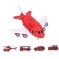 thumbnail image 1 of Juguetes De Coche, Regalo Perfecto, Juego De Juguete De Avión, Mano De Obra Duradera Con 4 Carritos Y Accesorios Para Niños Y Niñas ANGGREK No, 1 of 7