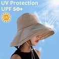 thumbnail image 6 of LRen UPF 50+ Sun Hat with Wide Brim for Outdoor Adventures Lightweight Adjustable Design for Women and Men Beige, 6 of 8