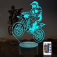 thumbnail image 1 of Lámpara de noche 3D con holograma LED de Attivolife, lámpara de mesa y escritorio con luz 3D de dados de póker, 1 of 5