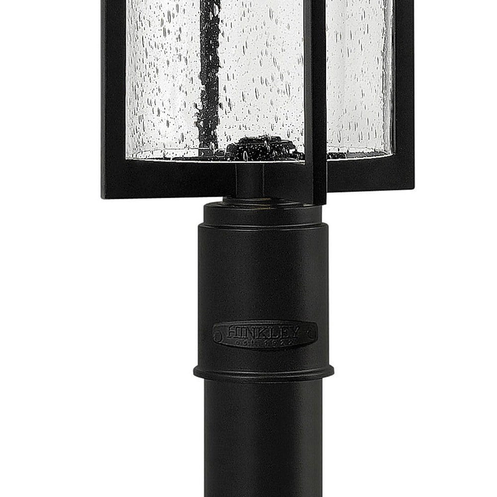 1 Light Large Outdoor Low Voltage Post Top or Pier Mount Lantern Modern Style 8.25 inch Wide By 27.75 inch High-Buckeye Bronze Finish-E26 Medium Lamp