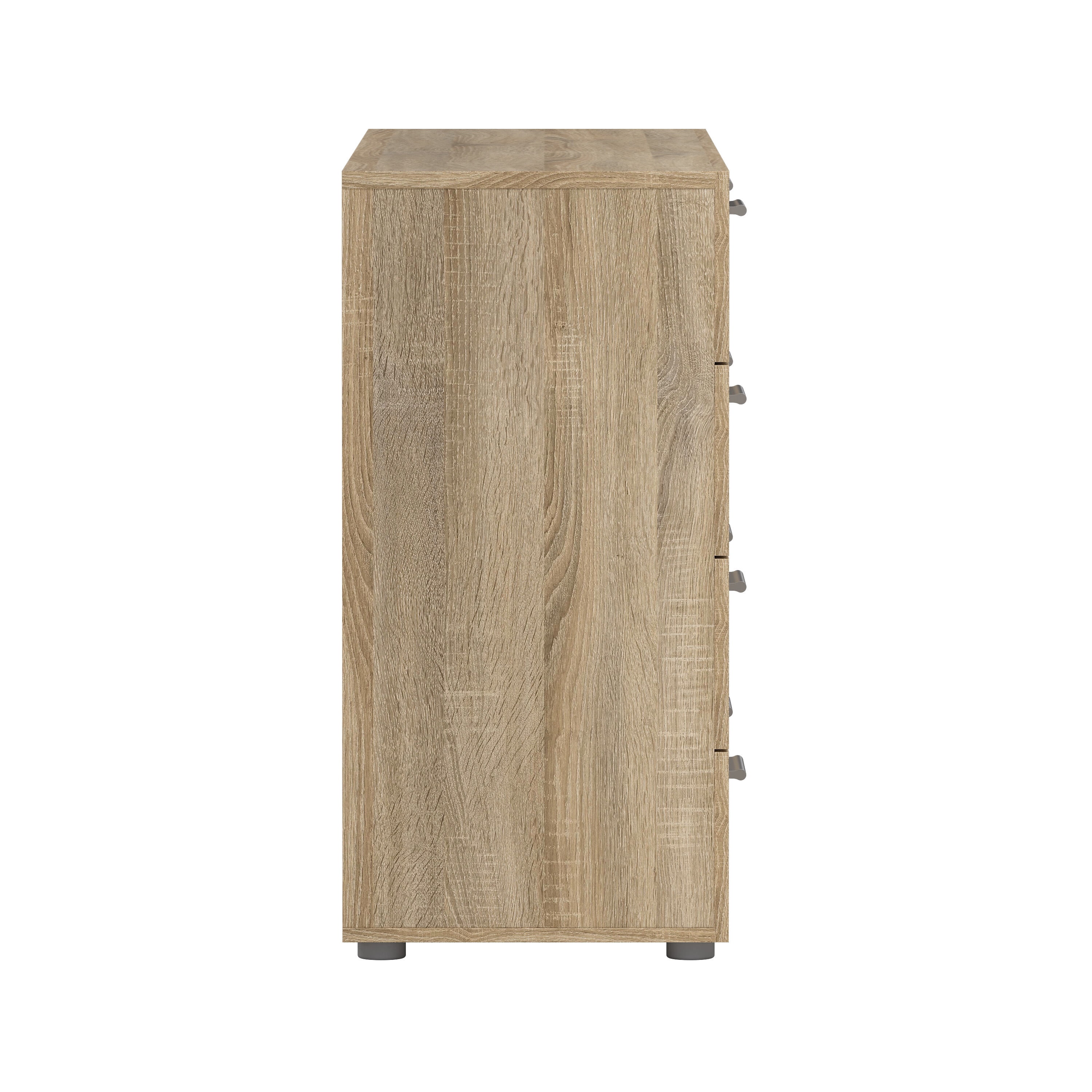 Tvilum Loft 8 Drawer Double Dresser for Adults, Oak Structure