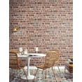 thumbnail image 2 of NextWall Distressed Faux Brick Peel and Stick Wallpaper (Red), 2 of 8