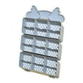 thumbnail image 3 of Rongfmy Socks Underwear Storage Hanging Stackable Separated 18 Compartments Divider Wall Gray, 3 of 9