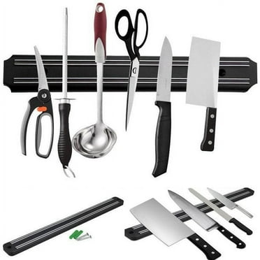 SHELLTONTECH Magnetic Knife Strips, 15 inch Multipurpose Magnetic Knife Holder, Knife Bar, Knife Rack, Knife Strip, Kitchen Utensil Holder, Tool Holder, Magnetic Tool Organizer