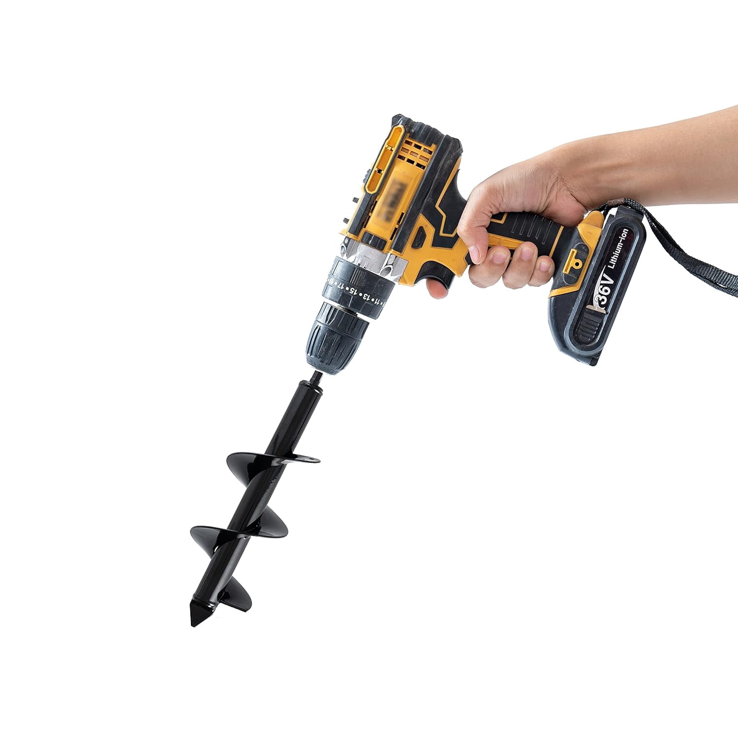 VASGOR Set 3 (1.6x12", 2.6x12", 3.5x12") Auger Drill Bit for Planting - Easy Planter Garden Auger - Bulb & Bedding Plant Augers - Posthole Digger for 3/8” Hex Drive Drill