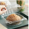 thumbnail image 2 of Clear Hinged Lid Plastic Food Container Take Out Salad Snack Desserts Container, 2 of 10