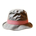 thumbnail image 4 of XIAOCHA Mens Ginghamâ Bucket Hat Solid Fisherman Hat Outdoor Headwear,Red, 4 of 4
