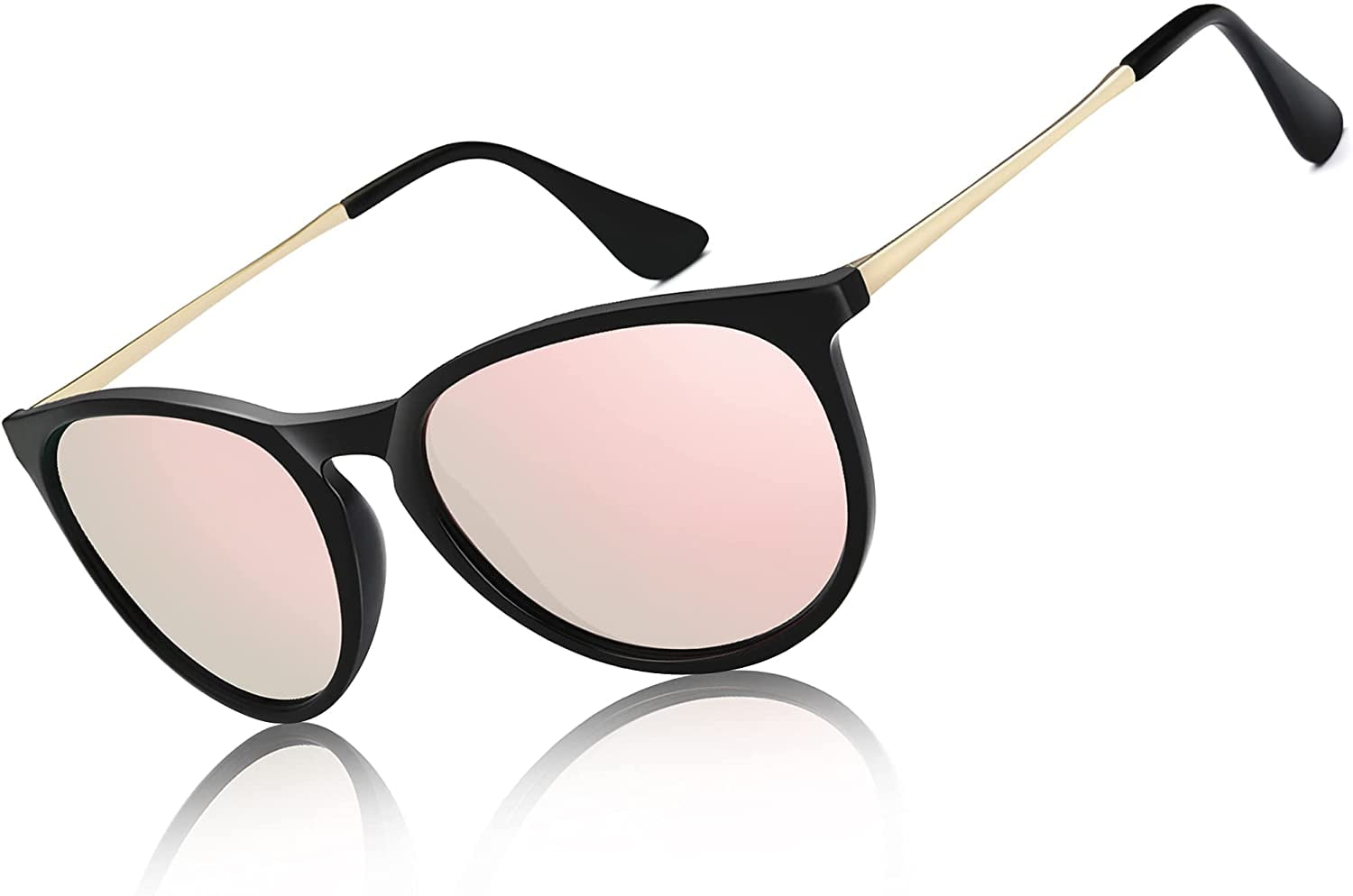SA106 Womens Luxury Designer Retile Texture Arm Oversize Cat Eye Sunglasses 