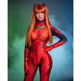 thumbnail image 2 of Disfraz de Asuka para mujer de Halloween, disfraz de Zentai de cuerpo entero, mono de Asuka Langley Soryu, traje para adultos, 2 of 4