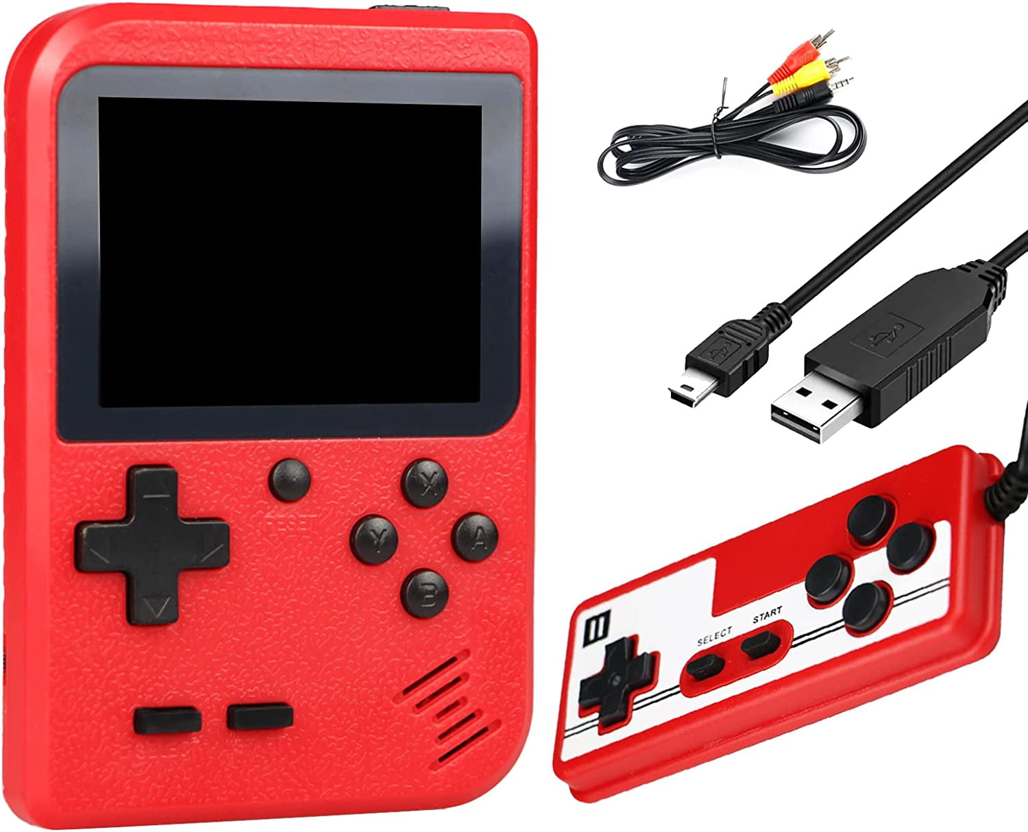 Retro Handheld Game Console, Portable Retro Video Game Console with 500