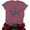 thumbnail image 6 of July 4Th Shirts for Women Cute Short Sleeve Tops Stars Graphic Tee Casual Round Neck Shirts Summer Basic Tops Patriotic Outfit, 6 of 6