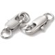 thumbnail image 2 of 10Pcs Brass Lobster Claw Clasps Metal Lobster Claw with Jump Rings Real Platinum Plated Claw Clasps for Handmade Necklace Bracelet Keychains Jewelry Making Accessories 12x6x2.5mm, 2 of 3