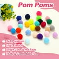 thumbnail image 3 of Uxcell Pom Poms, Small Pom Pom Balls Fuzzy Craft Pompoms for Crafts Arts DIY Decorations Crafting Supplies Lime Green, 3 of 5