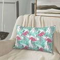 thumbnail image 5 of Balery Flamingo Bedding Queen Pillow Cases - Envelope Closure - Soft Brushed Microfiber Fabric - Shrinkage and Fade Resistant Pillow Cases-16"x24", 5 of 6