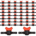 thumbnail image 1 of Juego de 50 válvulas de riego para manguera, manguera de conexión, válvula de plástico de jardín de 16mm para sistema de riego, 1 of 3