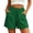 Green, variant on TEAJOPSUU Women's Casual Summer Shorts Elastic Waist Rolled Hem Shorts with Pockets Loose Fit Loungewear Daily Beach Shorts Beige