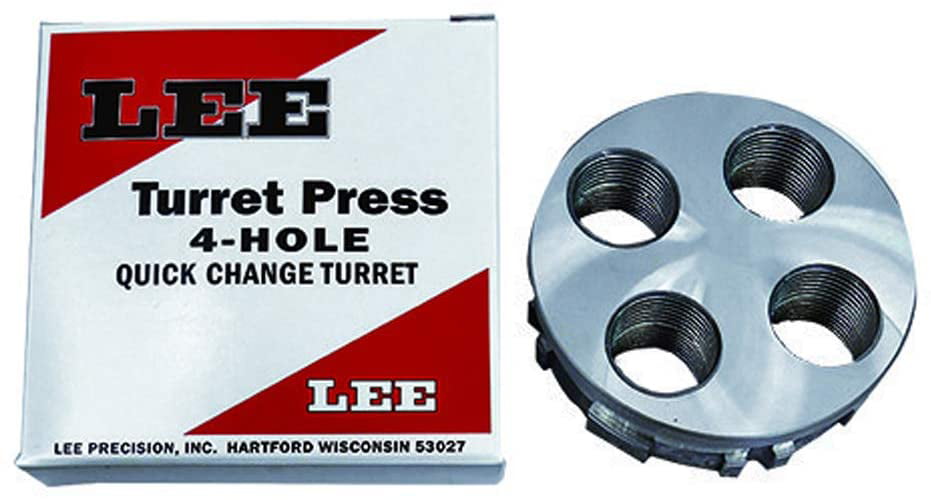 Lee Precision 90269 Classic 4 Hole Turret Press Turret,Black 