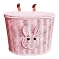 thumbnail image 1 of harper Rear Bike Basket Carrier Bicycle Rear Basket for Biking Hiking Most Bicycles Pink, 1 of 9