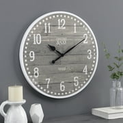 FirsTime & Co. Gray Arlo Wall Clock, Farmhouse, Analog, 20 x 2 x 20 in