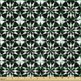 thumbnail image 2 of Ambesonne Grunge Fabric by the Yard Upholstery, Sketchy Vintage Circular, 5 Yards, Charcoal Grey Champagne, 2 of 5