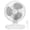 Silver, variant on M Buder Mini Desktop Fan Automatic Oscillating USB Rechargeable Noiseless Portable Small Table Cooler Silver (9.06 inches / 23.01 cm)